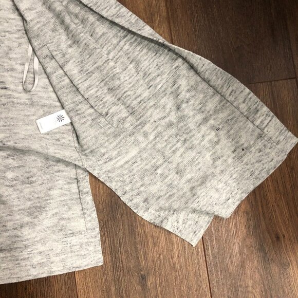 Athleta Cardigan Sleeveless Wrap Pockets Casual Womens Heather Gray Sz Small - Picture 8 of 10